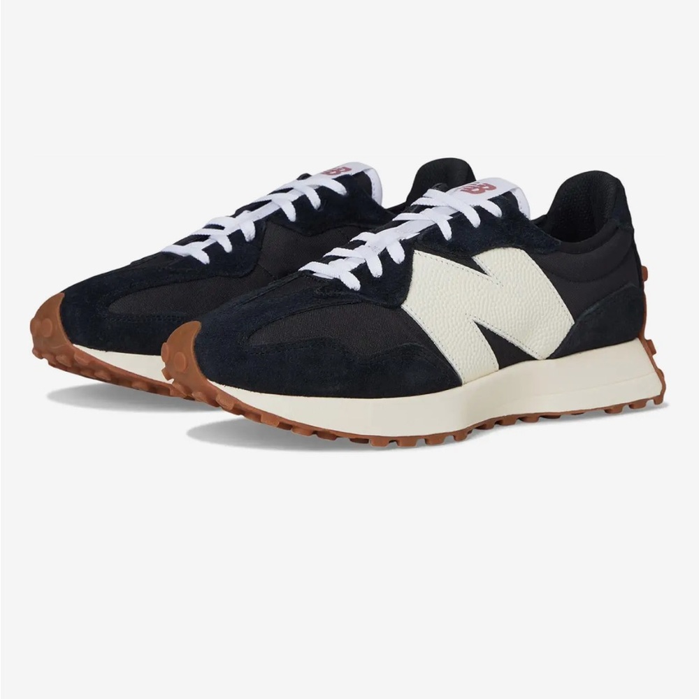 New Balance 327 in Black and White